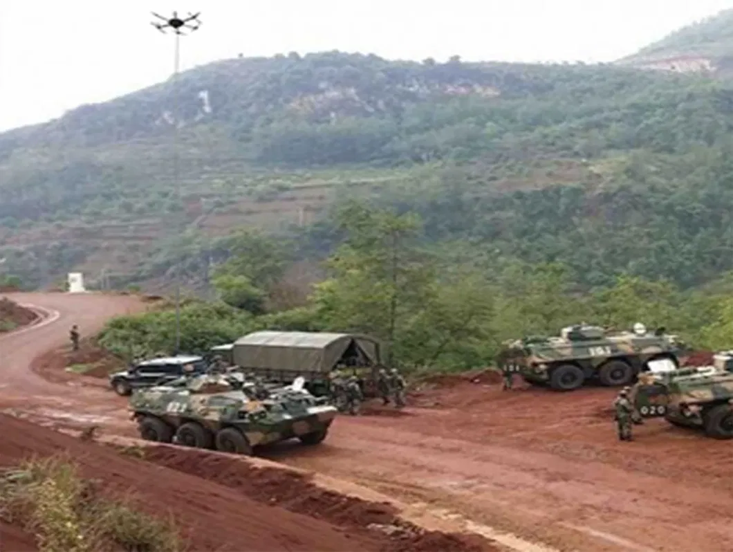 MYUAV System zasilania kablami używany do UAV i 4 rotorów drona egzekwowania prawa 2