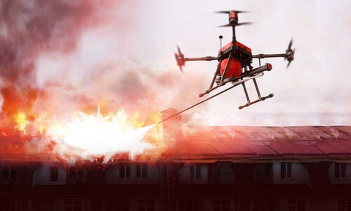 najświeższe informacje o firmie Innowacyjna broń przeciwpożarowa: wielofunkcyjne ładunki użyteczne dron pomaga w zwalczaniu pożaru