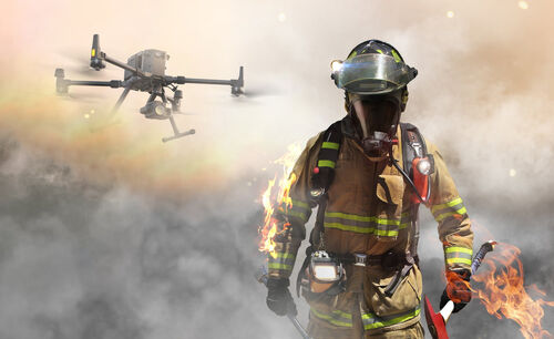 najświeższe informacje o firmie Dron monitorujący ogień