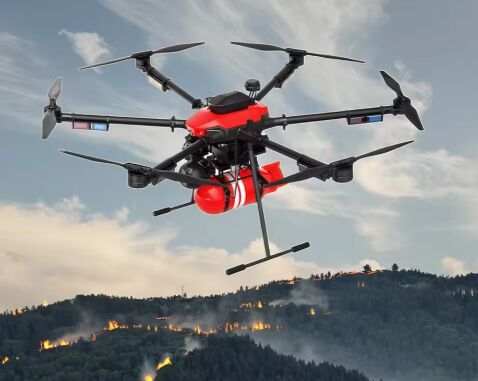 najświeższe informacje o firmie Wielki wiaderek przeciwpożarowy z użyciem dronów zwiększa wydajność ratownictwa
