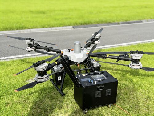 najświeższe informacje o firmie 60 metrów nad ziemią! MYUAV FC100X podwójnie uwiązany dron gaśniczy przechodzi testy terenowe