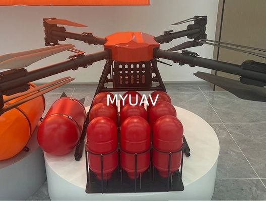 MYUAV Bomba ogniowa na wodzie z użyciem dronów