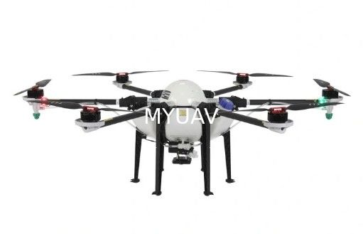 Moduł systemu GPS pozycjonowania antydronowego, przywiązana stacja bezzałogowa o pojemności ładunku 5 kg